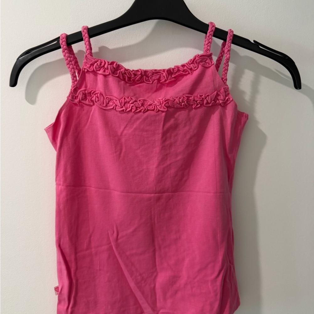Mim-Pi Pink Ruffle Tank & Floral Capri Pajama Set - Picture 6 of 6